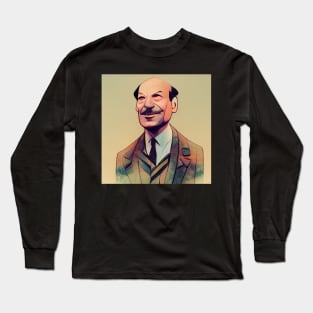 Clement Attlee | Comics Portrait Long Sleeve T-Shirt